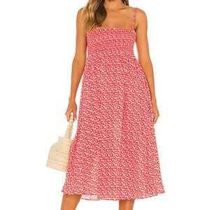 knee length dresses for ladies The Delta Midi Dress in Marina Blue main image 0
